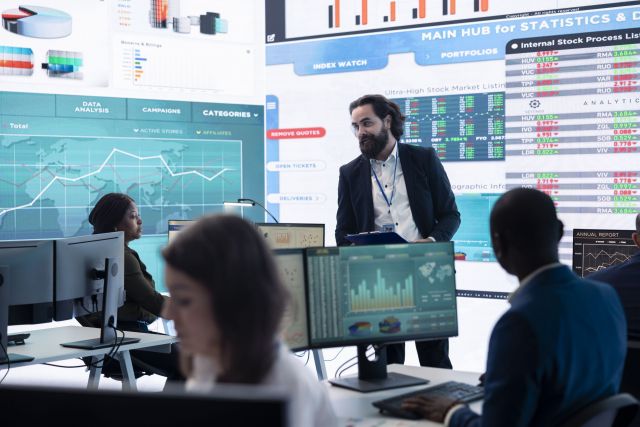 Company employees employing big data used in solving tasks